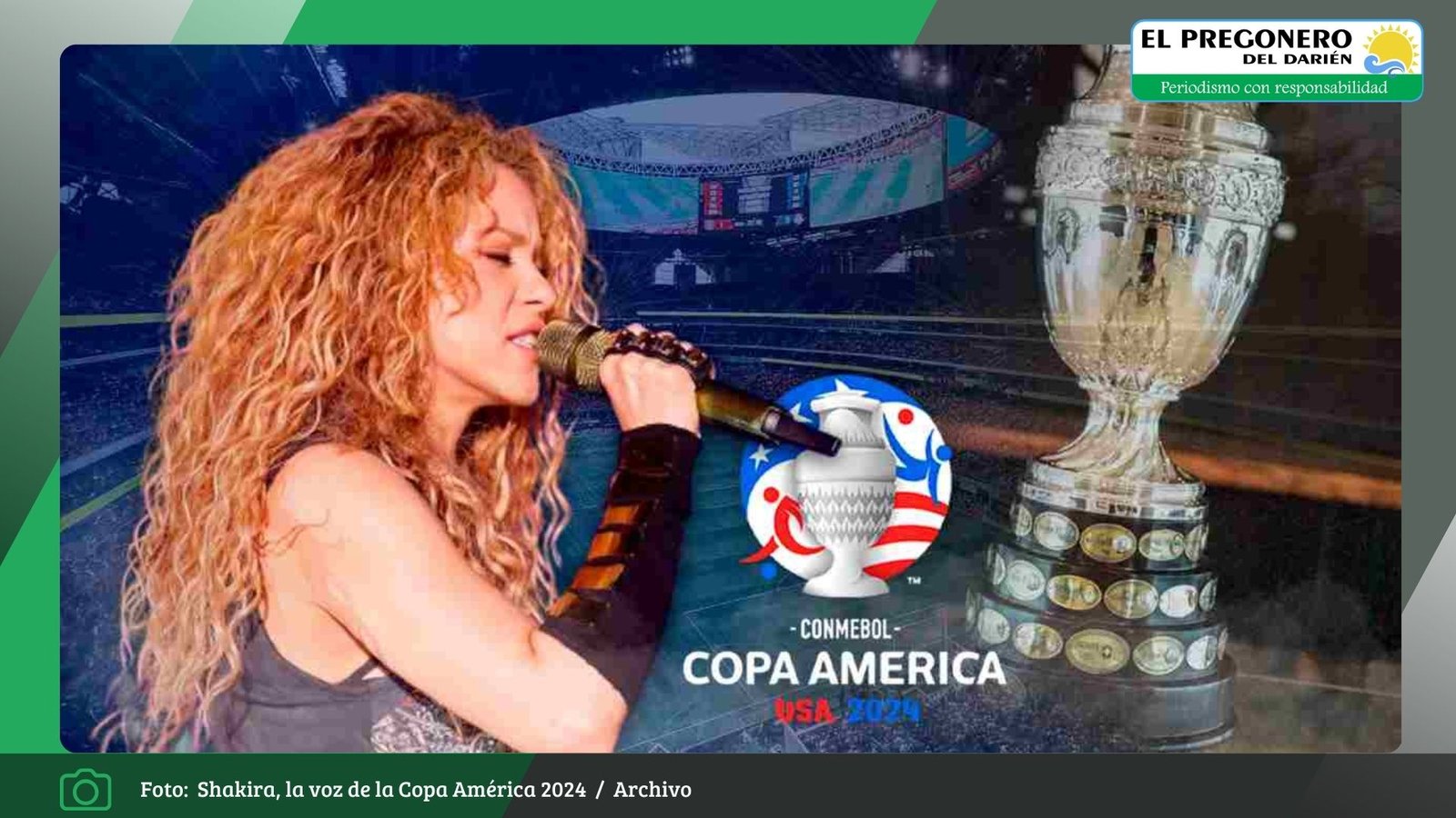 📰Shakira, la voz de la Copa América 2024